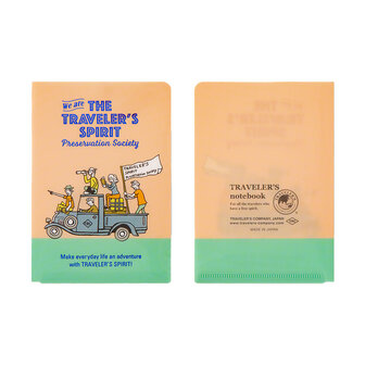 Traveler&#039;s notebook Passport Size 2026 Clear Folder