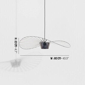 Petite Friture Vertigo Hanglamp small sizes