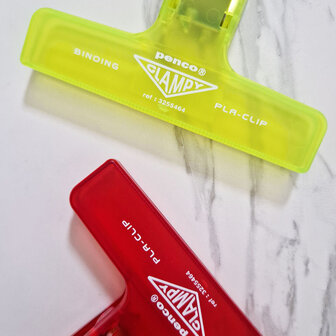 Penco Clampy Pla-Clip neon yellow en red