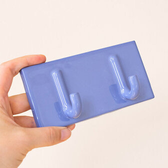 Studio Lotte Swart hoangop double lavendelblauw