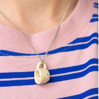 Studio Lotte Swart Mini Mok Bedeltje Stracciatella