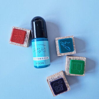 Midori Yuru log refill ink blue