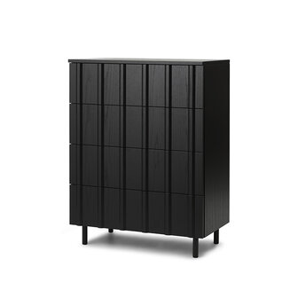 Normann Copenhagen RIB Dresser w 4 drawers black