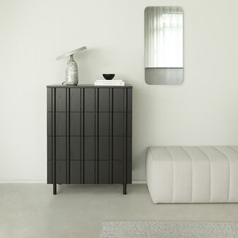 Normann Copenhagen RIB Dresser w 4 drawers black