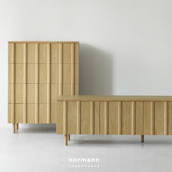 Normann Copenhagen RIB Dresser w 4 drawers