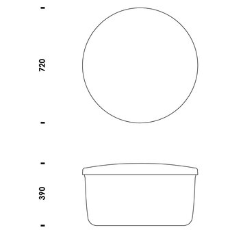 Normann Copenhagen Hide storage pouf large tech