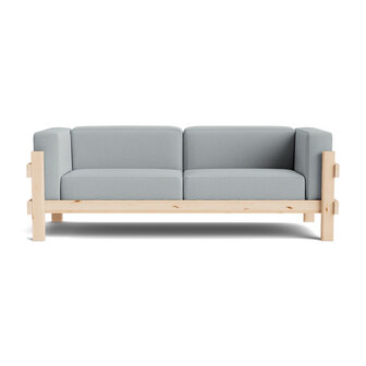 Normann Copenhagen Kube Sofa 3 zitter - grenenhouten frame
