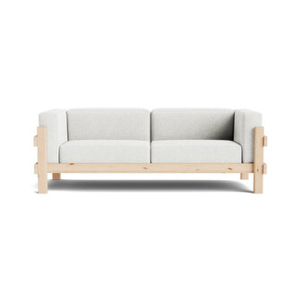 Normann Copenhagen Kube Sofa 3 zitter - grenenhouten frame