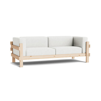 Normann Copenhagen Kube Sofa 3 zitter - grenenhouten frame