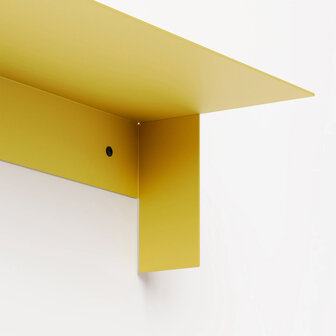 Tiptoe Pli floating shelf napels yellow