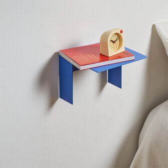 Tiptoe Pli floating shelf  azur blue