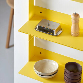 Tiptoe Pli floating shelf napels yellow