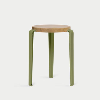 TIPTOE LOU Stool Oak