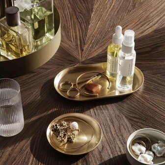 Ferm Living Brass Basho Tray - Ovaal