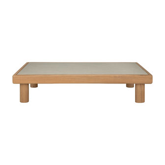 Ethnicraft Monocle outdoor Koffietafel Teak en Beton