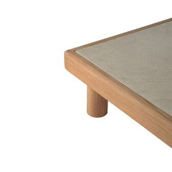 Ethnicraft Monocle outdoor Koffietafel Teak en Beton