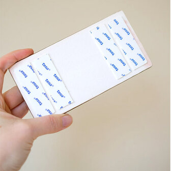 Studio Lotte Swart Hangop wandhaak double roze