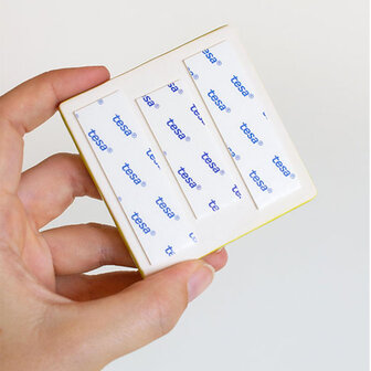 Studio Lotte Swart Hangop wandhaak single mist blauw