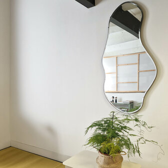 XXL Sale Ferm Living Pond Mirror Large Chrome- spiegel