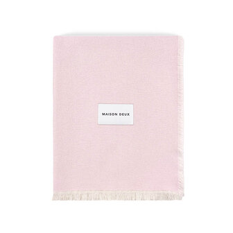 Maison Deux katoen plaid 