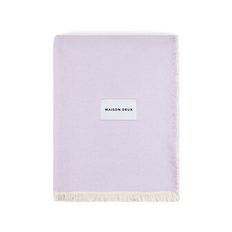 Maison Deux Check Bold Plaid Lila - Bosgroen