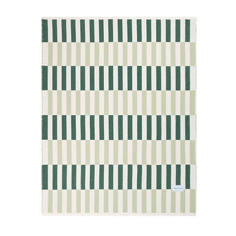 Maison Deux Check Tiles Plaid Salie Bosgroen