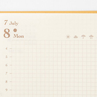 Midori HIBINO Diary 2027 Camel