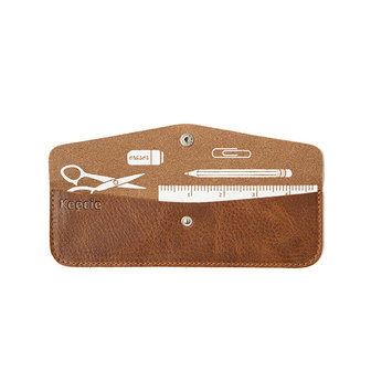 Keecie Pen Pal etui Cognac