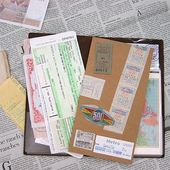 Traveler&#039;s notebook refill 004 Pocket stickers (3)