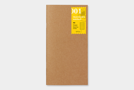 Travelers Notebook refill 001 lined paper