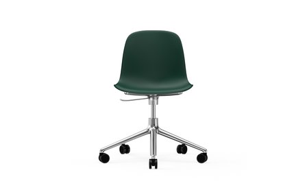 Normann Copenhagen Formchair gaslift Swivel groen