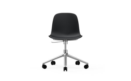 Normann Copenhagen Formchair gaslift Swivel zwart