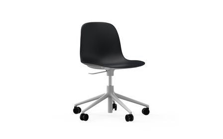 Normann Copenhagen Formchair gaslift Swivel zwart