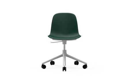 Normann Copenhagen Formchair gaslift Swivel groen