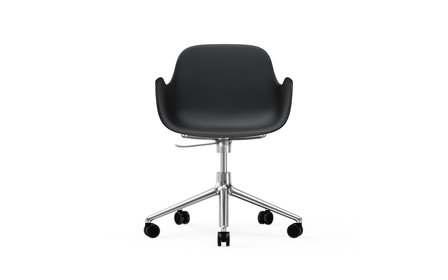 Normann-Copenhagen-Form-Swivel-Armchair-5W-gaslift zwart