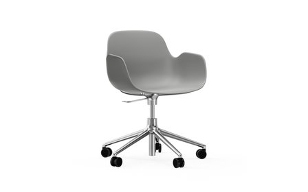 Normann-Copenhagen-Form-Swivel-Armchair-5W-gaslift grijs