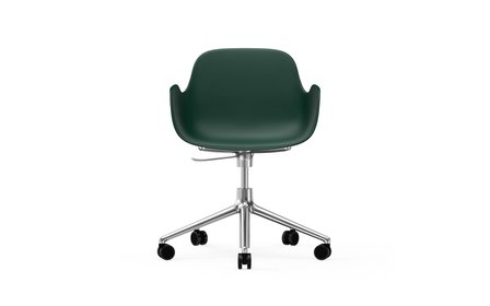 Normann-Copenhagen-Form-Swivel-Armchair-5W-gaslift groen