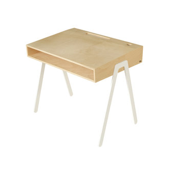 in2wood kids desk large white