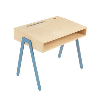 in2wood kids bureau blauw