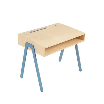 in2wood kids bureau blauw