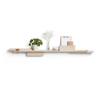 Puik design duplex wall shelf