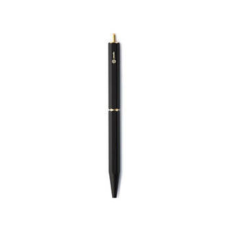 ystudio portable ballpoint pen black brassing