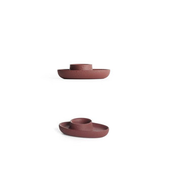 Emko Aye Aye candle holder single wine red