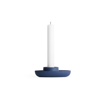 Emko Aye Aye candle holder single old navy blue