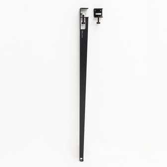 TIPTOE table &amp; bar leg 110 cm graphite black + bracket
