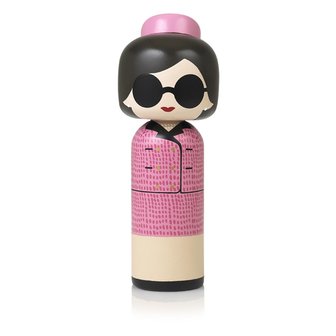 Lucie Kaas kokeshi doll Jacky Kennedy