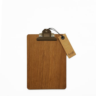 ferm living smoked oak clipboard A5