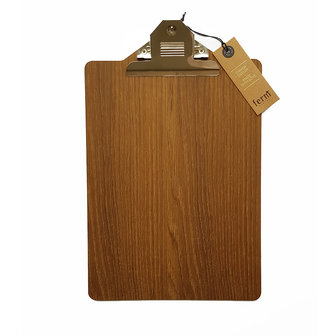 ferm living smoaked oak clipboard A4