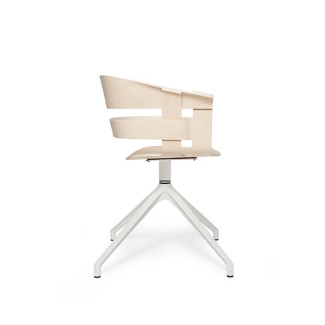 Design House Stockholm wick chair swivel white