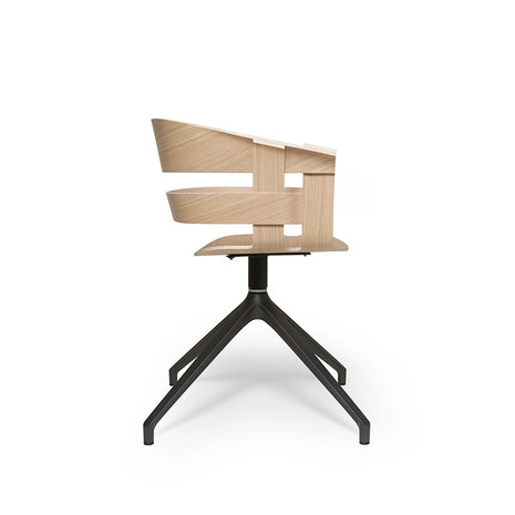 Design House Stockholm wick chair swivel black